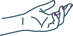 illustration d'une main tendue paume vers le ciel